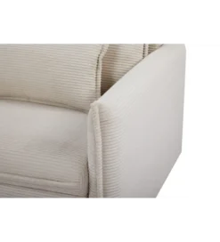 Sofa z funkcją spania APARTMENT 215 cm cord beżowy