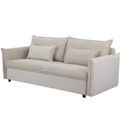 Sofa z funkcją spania APARTMENT 215 cm cord beżowy