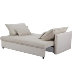 Sofa z funkcją spania APARTMENT 215 cm cord beżowy