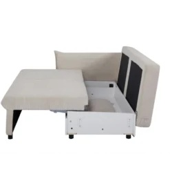 Sofa z funkcją spania APARTMENT 215 cm cord beżowy