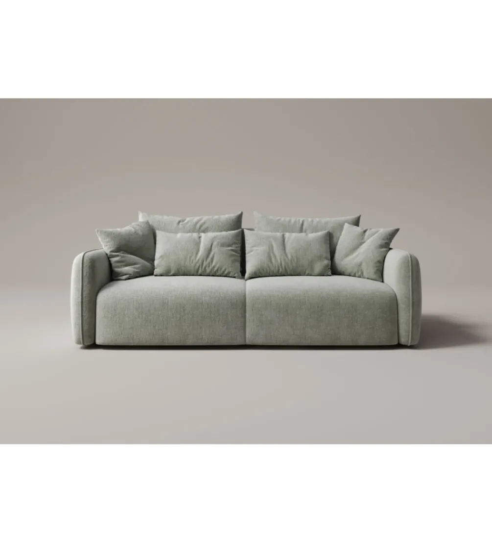 Sofa z funkcją spania PARIS 222 cm taupe/szary