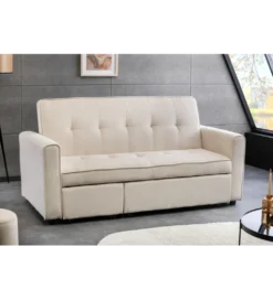 Sofa z funkcją spania SMART 180 cm cord beżowy