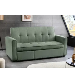 Sofa z funkcją spania SMART 180 cm cord zielony