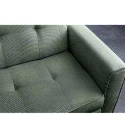 Sofa z funkcją spania SMART 180 cm cord zielony