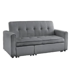 Sofa z funkcją spania SMART 180 cm cord szary