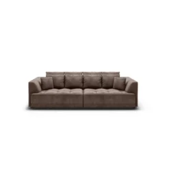 Sofa z funkcją spannia Big SofaTiga 302 cm z elektrycznie wysuwanym siedziskiem
