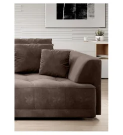 Sofa z funkcją spannia Big SofaTiga 302 cm z elektrycznie wysuwanym siedziskiem