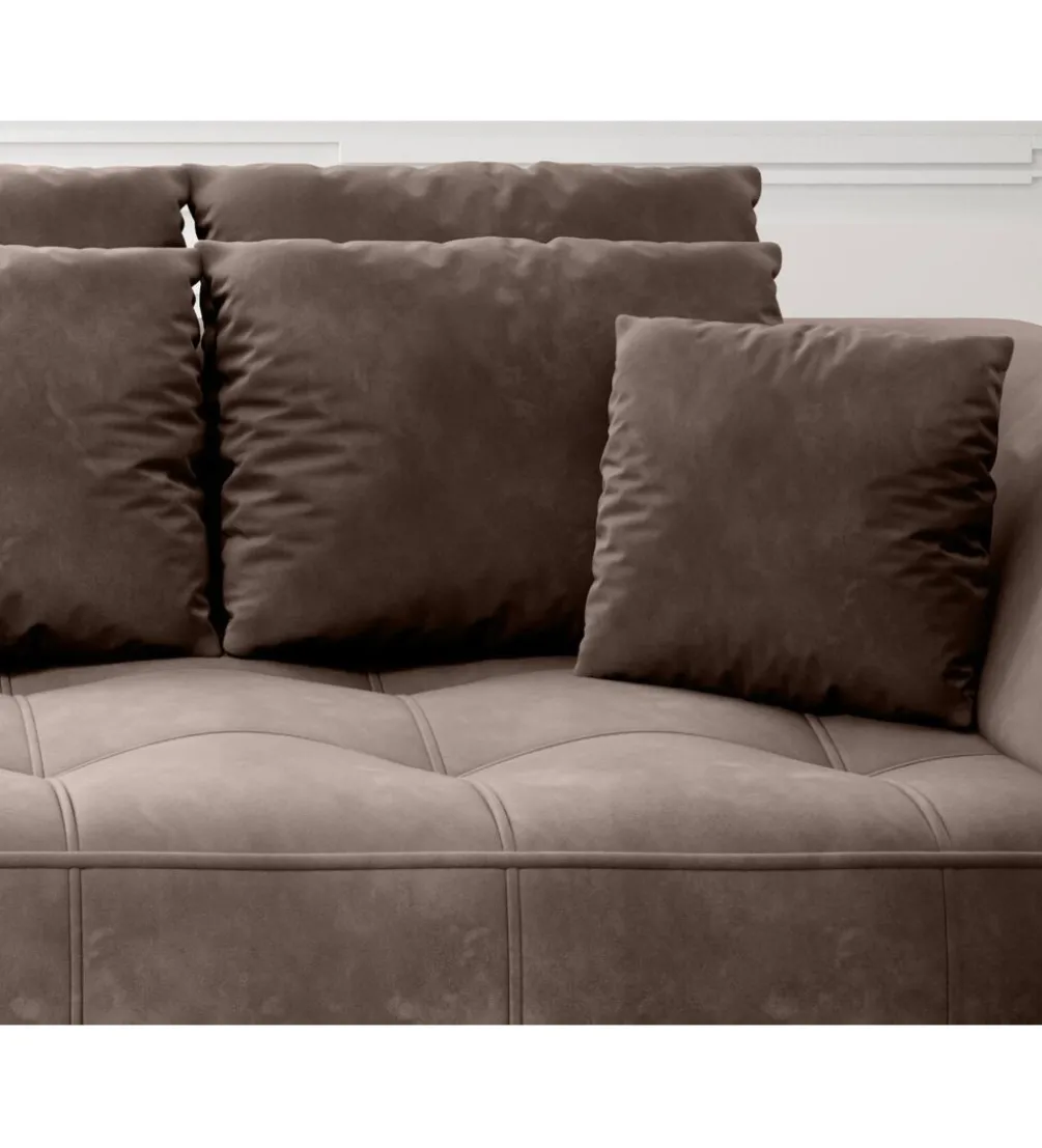 Sofa z funkcją spannia Big SofaTiga 302 cm z elektrycznie wysuwanym siedziskiem