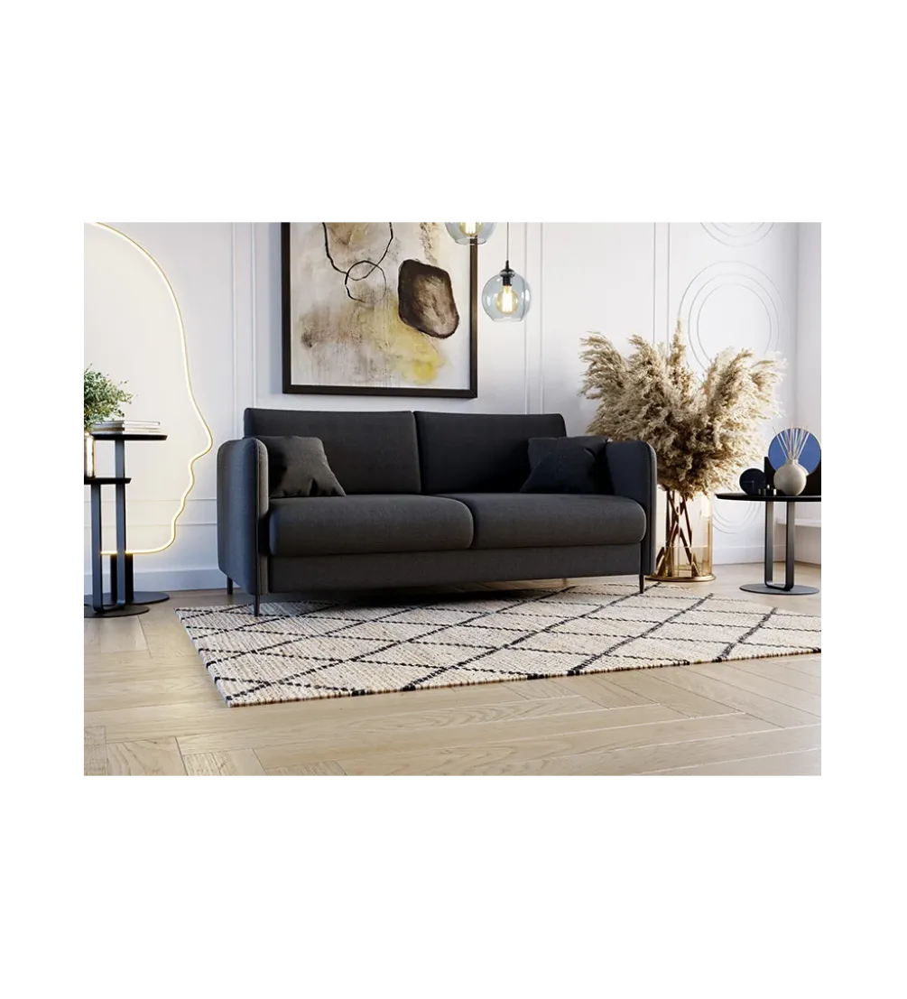 Sofa z włoskim stelażem SKY 182 cm z funkcją spania