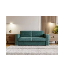 Sofa z włoskim stelażem SOUL 185 cm z funkcją spania i pojemnikiem na pościel