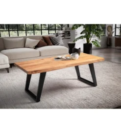 Solik kawowy FRIGI 120 cm drewno akacja