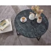 Solik kawowy NIOZOS 80 cm w optyce czarnego marmuru
