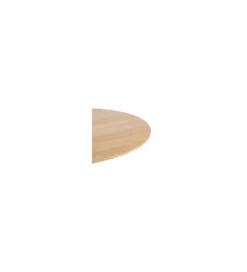 Stół AGARA 100 cm biały naturalny blat