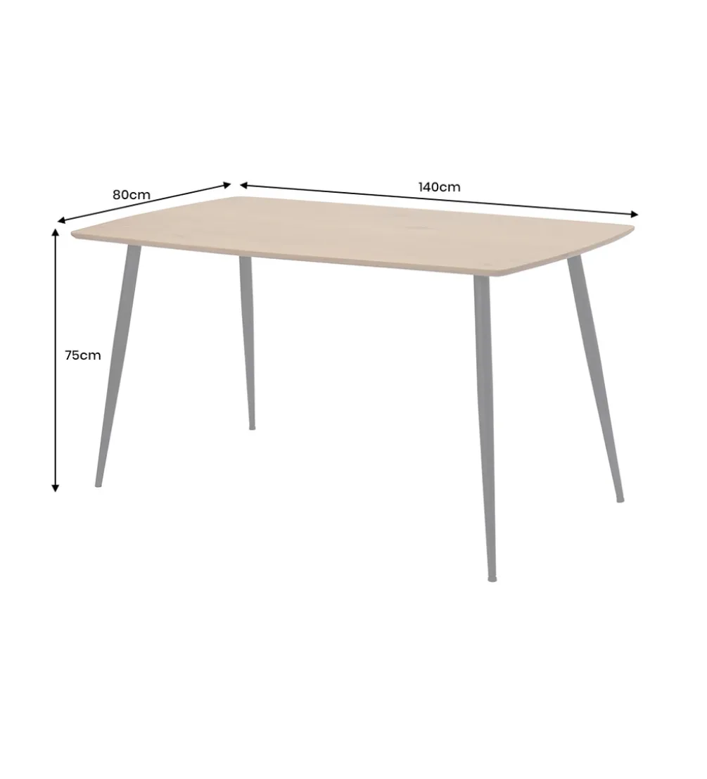 Stół APARTMENT 140 cm naturalny