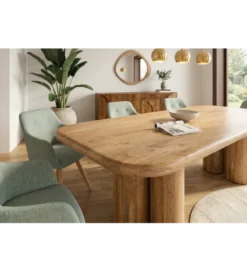 Stół ART DECO 240 cm drewno mango naturalny
