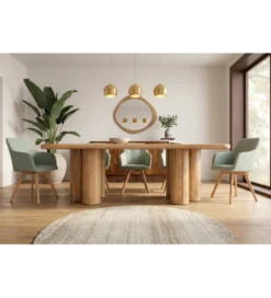 Stół ART DECO 240 cm drewno mango naturalny