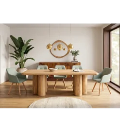 Stół ART DECO 240 cm drewno mango naturalny