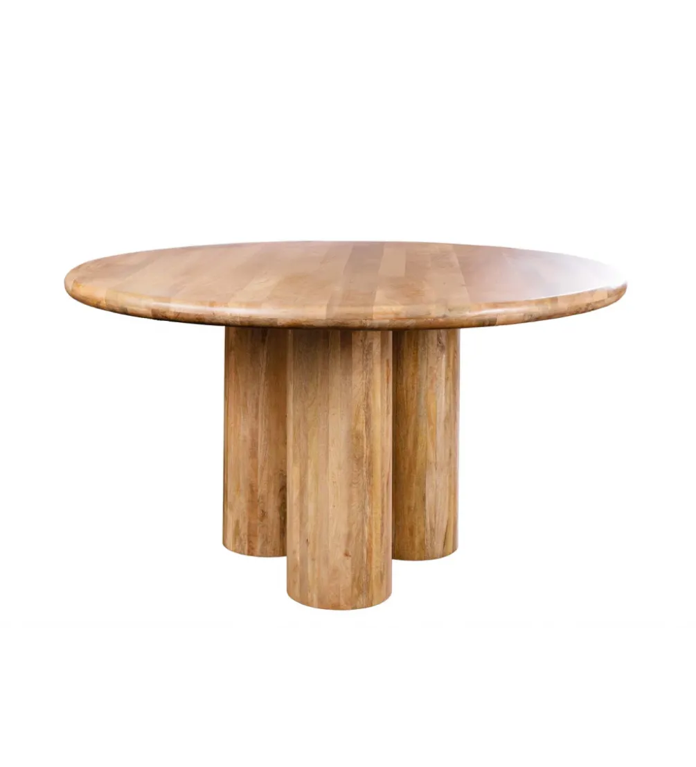 Stół ART DECO 140 cm drewno mango nautralny