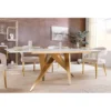 Stół ART LIVING 200 cm blat ceramika w optyce białego marmuru
