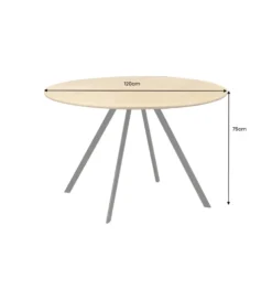 Stół ATELIER 120 cm kolor naturalnego dębu