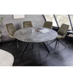 Stół ATELIER 120 cm kolor naturalnego kamienia szary