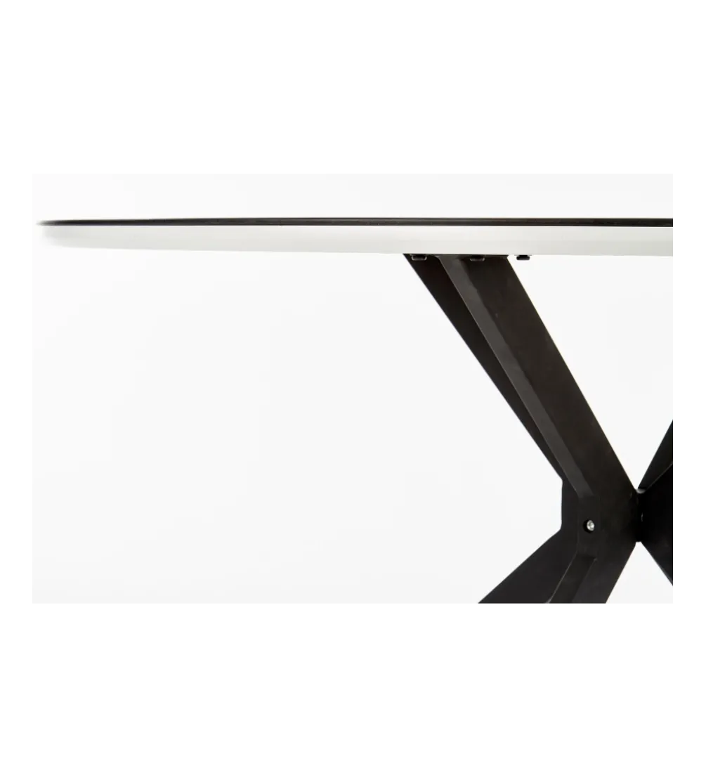 Stół AVELAR 120 cm czarny
