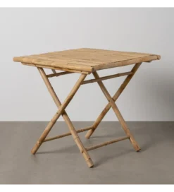 Stół BAMBÚ 80 cm bambus