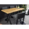 Stół barowy WILD 120 cm wygląd naturalnego dębu