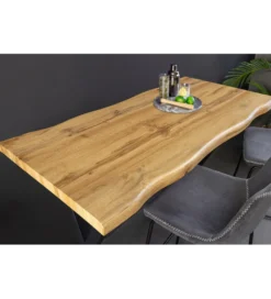 Stół barowy WILD 120 cm wygląd naturalnego dębu