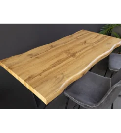 Stół barowy WILD 120 cm wygląd naturalnego dębu