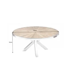 Stół Barracuda 120 cm drewno teak