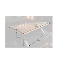 Stół  Barracuda X 220 cm drewno teak