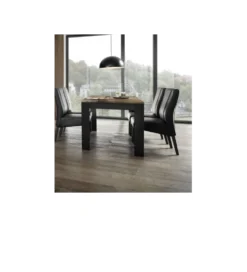 Stół BASIC 180 Cm X 90 Cm czarny z dodatkiem koloru klon Pero