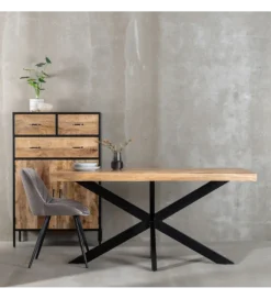 Stół BENRY 180 cm drewno mango naturalny