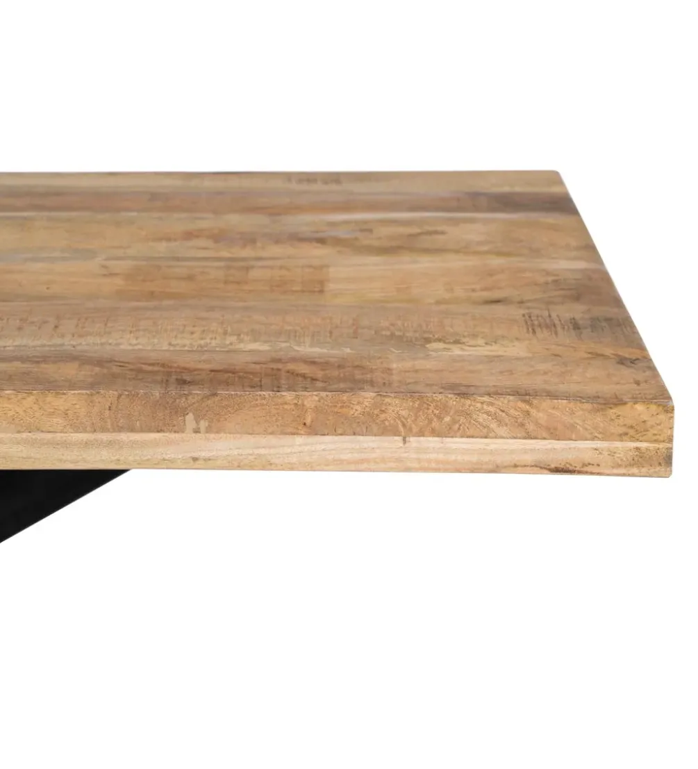 Stół BENRY 160 cm drewno mango naturalny