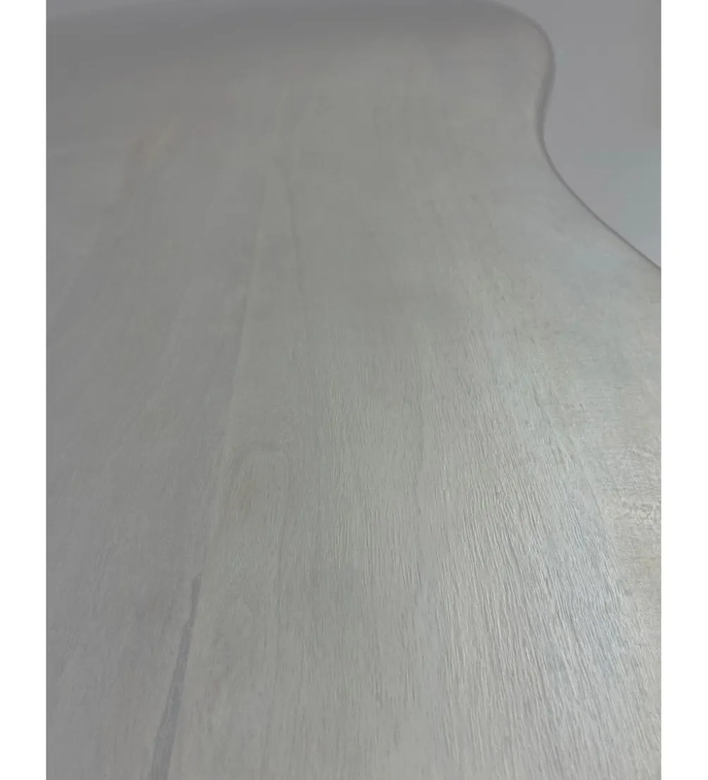 Stół biurko WOHNLING 180 cm drewno mango białe