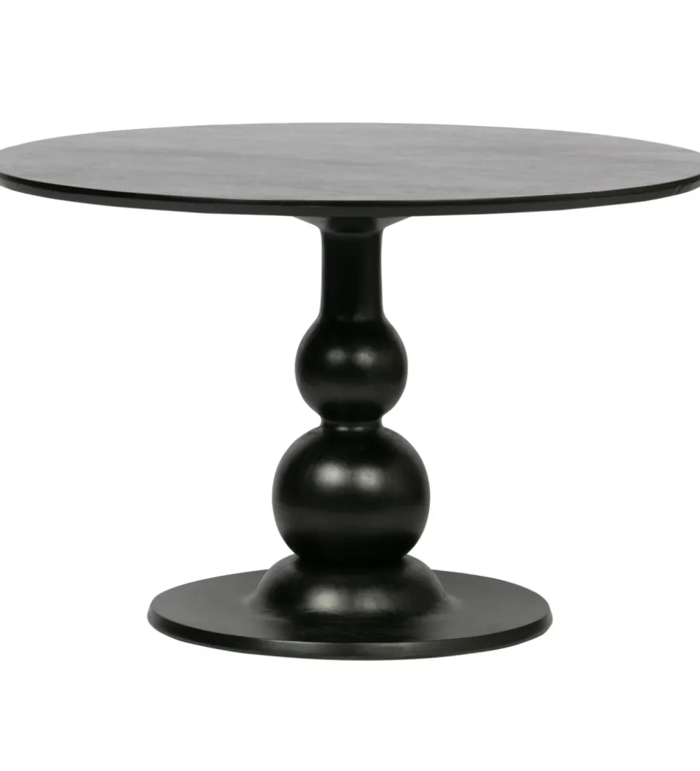 Stół BLANCO 120 cm drewno mango czarny