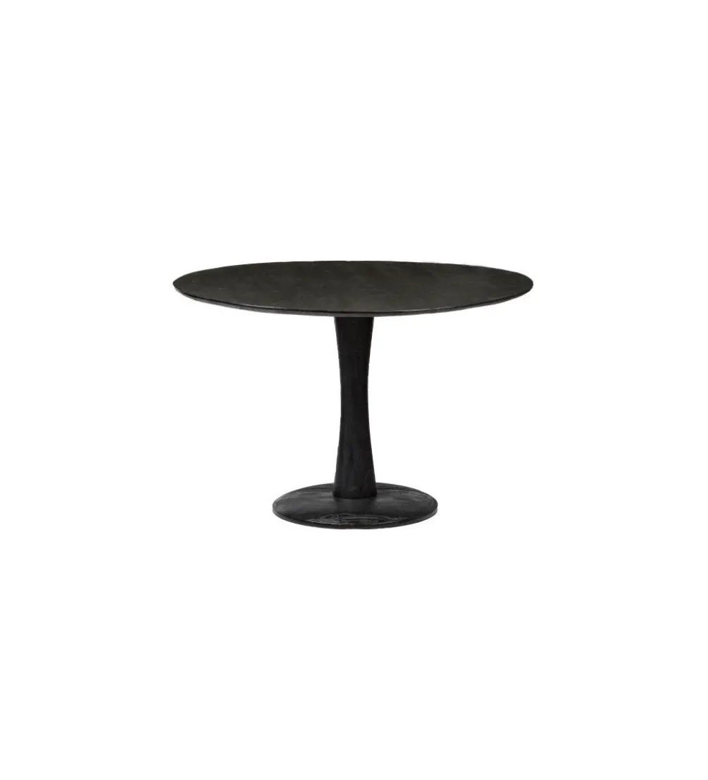 Stół BRAX Vivan 120 cm drewno mango czarny