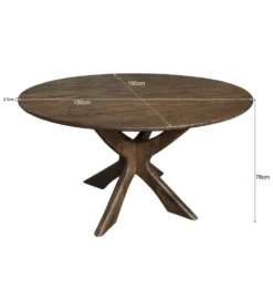 Stół BRIX MONTREEAUX 150 cm drewno mango