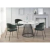 Stół BRODWAY 110 cm w optyce białego marmuru