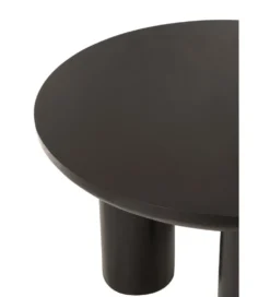 Stół CAVE 120 cm drewno mango czarny