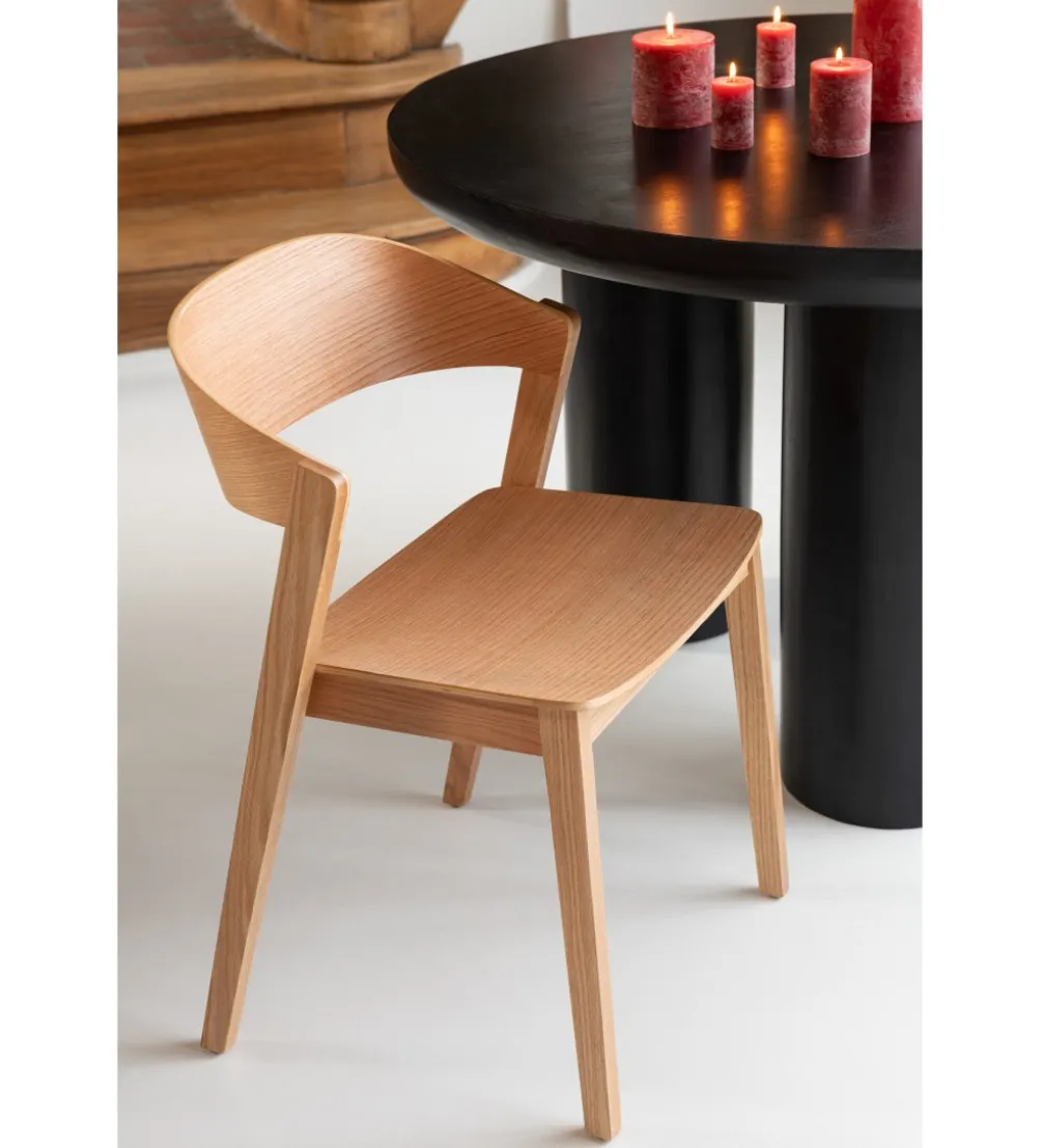 Stół CAVE 120 cm drewno mango czarny