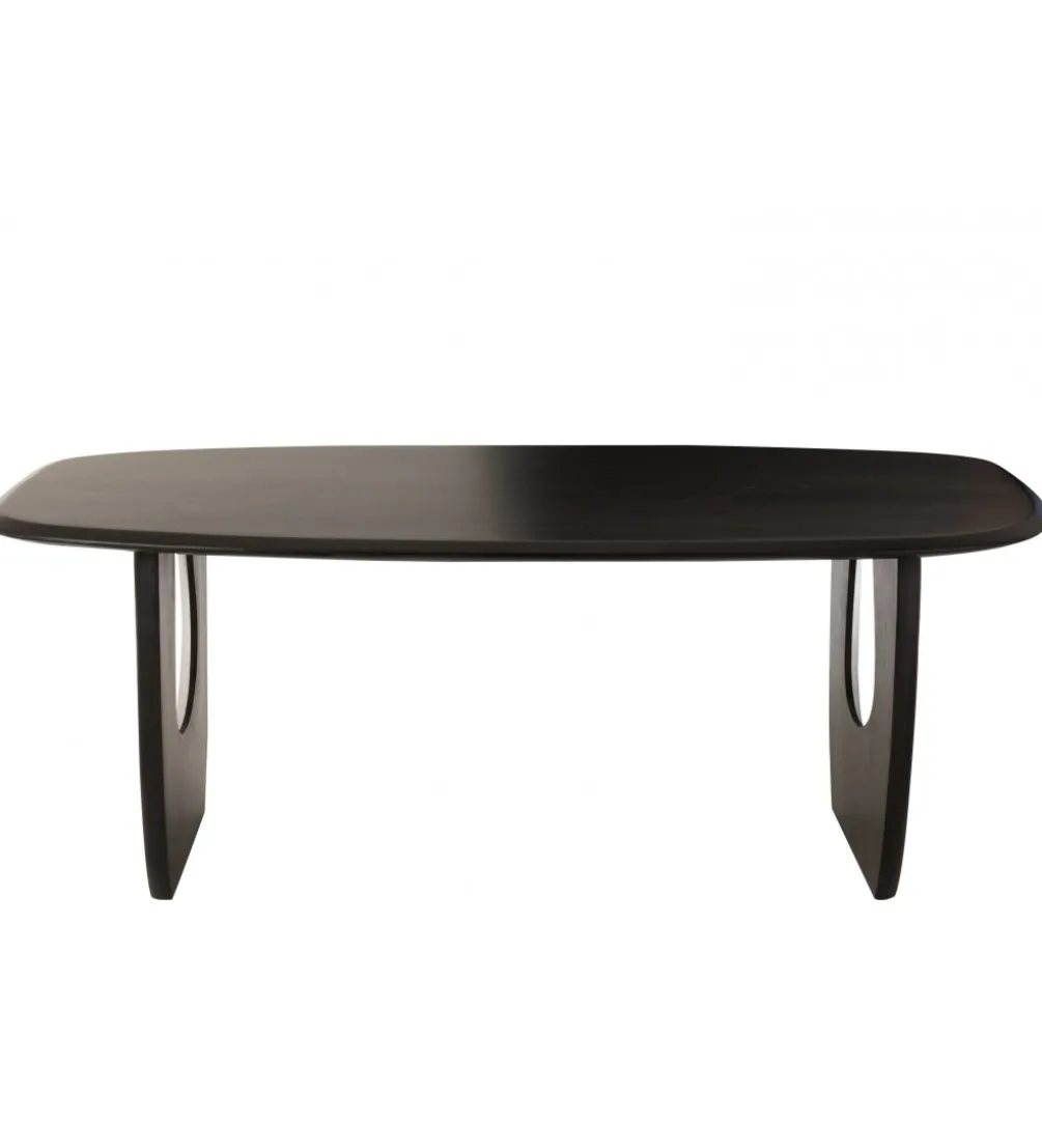 Stół CAVE 200 cm drewno mango czarny
