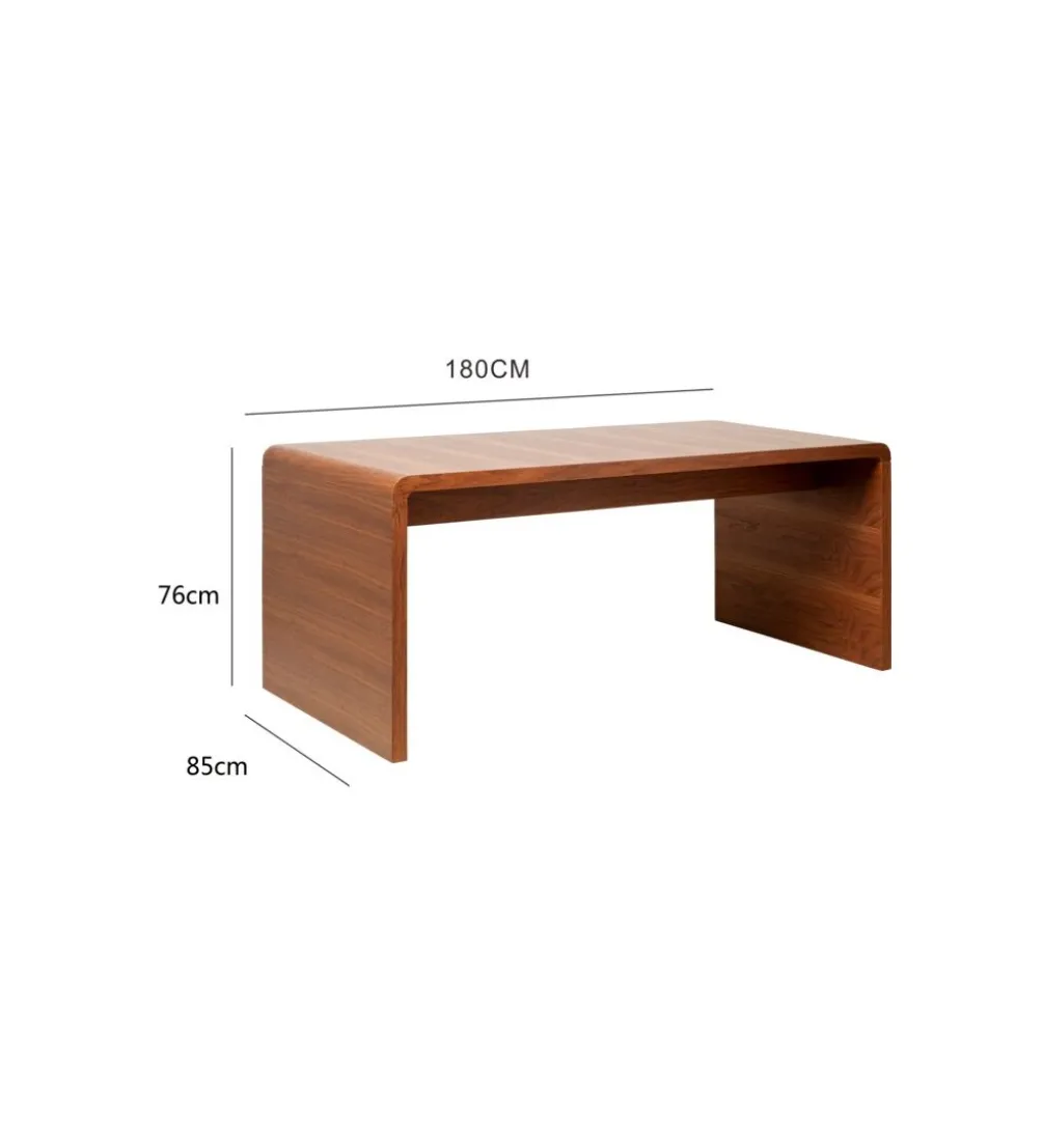 Stół CLUB WALNUT 180 x 85 cm naturalny