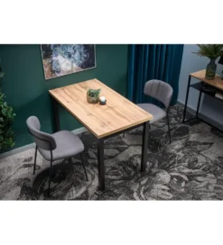 Stół COBALT 120 cm w kolorze dąb wotan