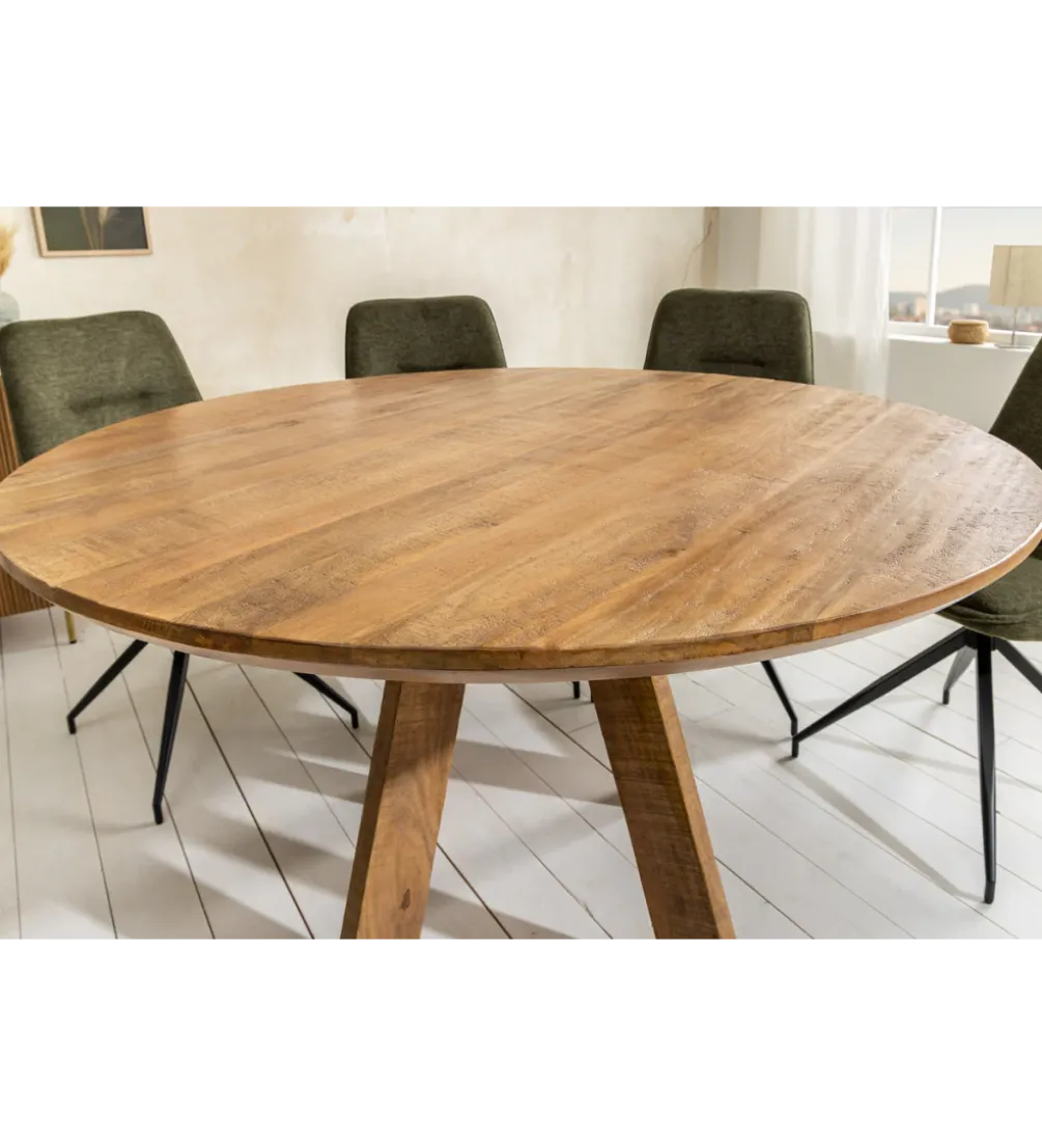 Stół Craft ART WOOD 120 cm drewno mango naturalny