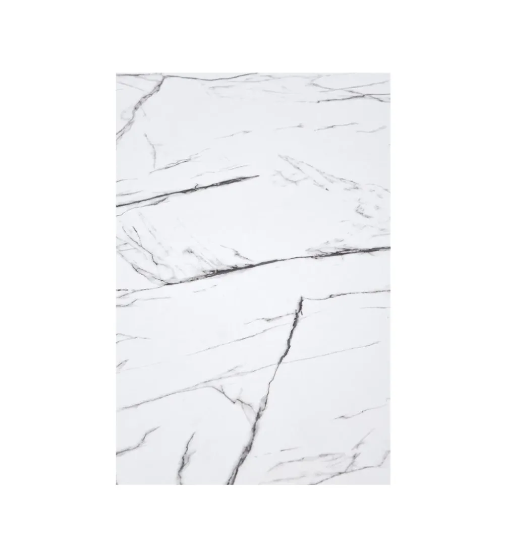 Stół DENVER 80 cm w optyce białego marmuru
