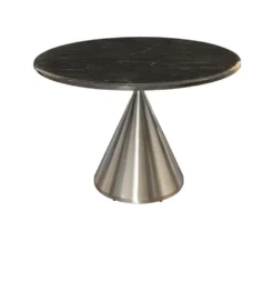 Stół ELEGANCIA 130 cm w optyce czarnego marmuru