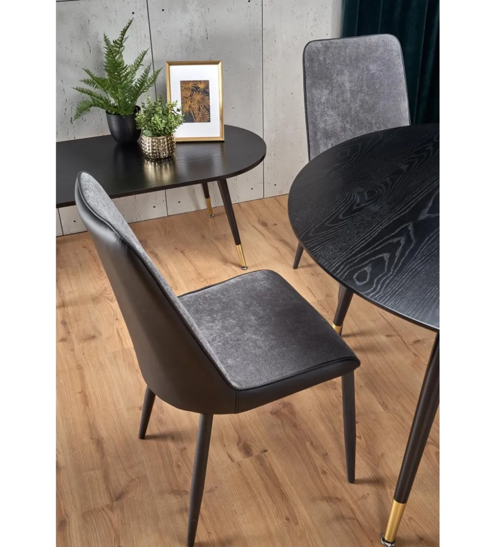 Stół EMBOS 120 cm czarny