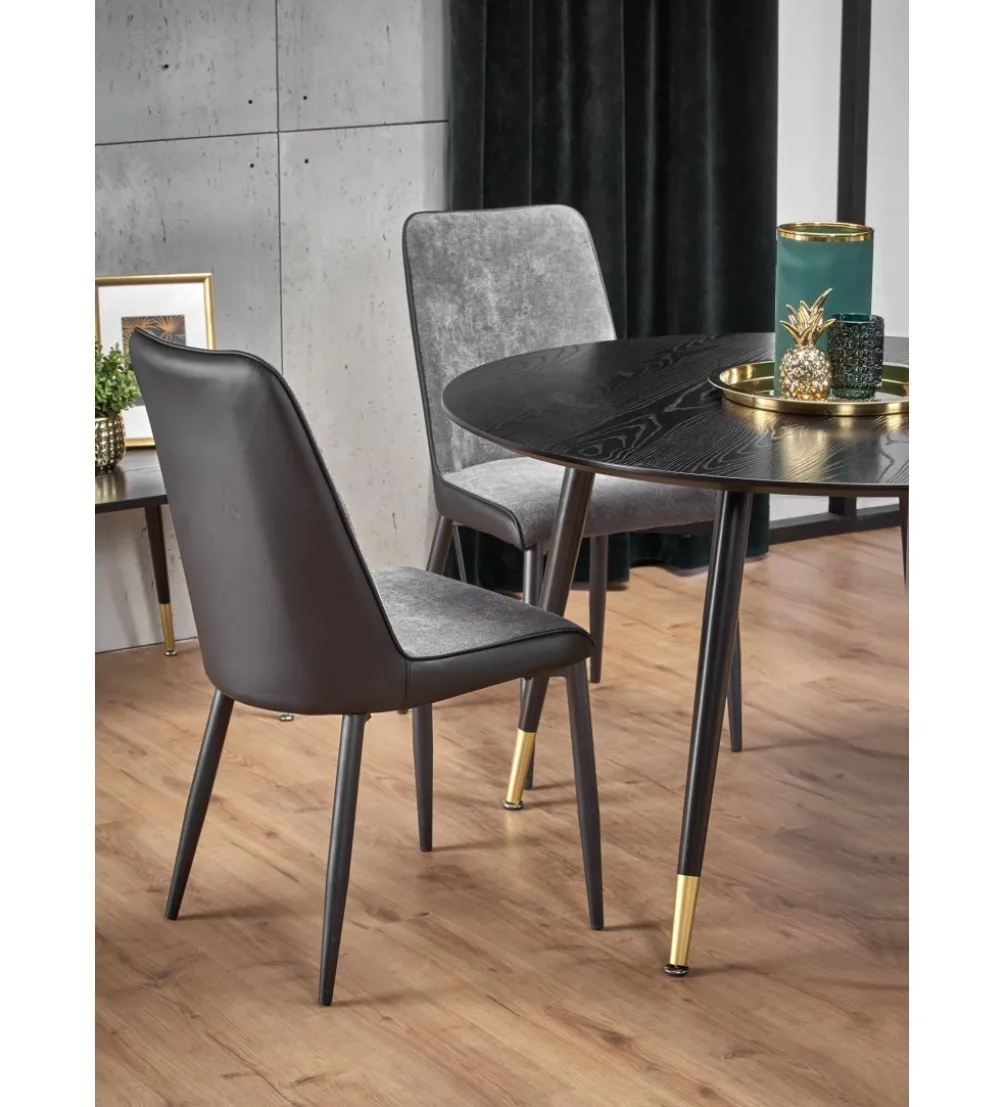 Stół EMBOS 120 cm czarny